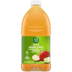 Food Club Unsweetened Apple Juice 64 fl oz