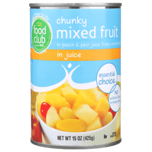 Chunky Mixed Fruit In Peach & Pear Juice From Concentrate