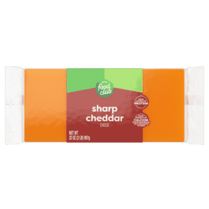 Food Club Sharp Cheddar Cheese 32 oz