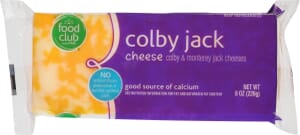 Food Club Colby Jack Cheese 8 oz