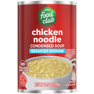Food Club Reduced Sodium Chicken Noodle Condensed Soup 10.5 oz