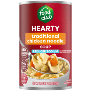 Food Club Hearty Reduced Sodium Traditional Chicken Noodle Soup 18.6 oz