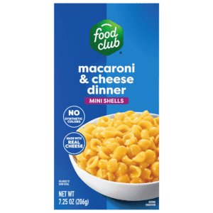 Food Club Mini Shells Macaroni & Cheese Dinner 7.25 oz