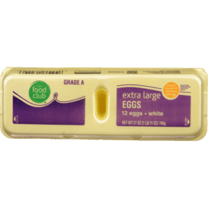 Food Club Extra Large White Eggs 12 ea