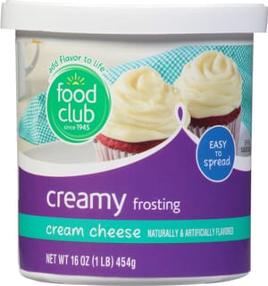 Food Club Creamy Cream Cheese Frosting 16 oz