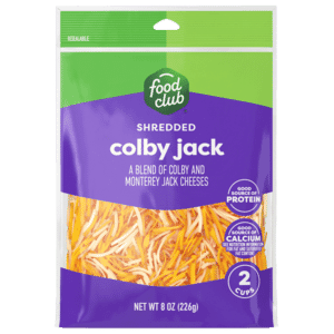Food Club Colby Jack Shredded Cheese 8 oz