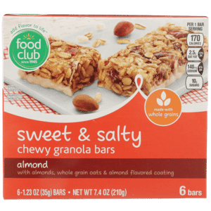 Almond Sweet & Salty Chewy Granola Bars