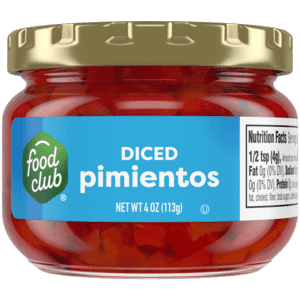 Food Club Diced Pimientos 4 oz