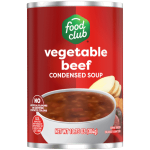 Food Club Condensed Vegetable Beef Soup 10.75 oz