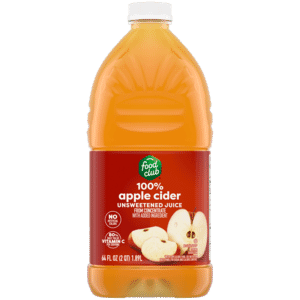 Food Club Unsweetened Apple Cider Juice 64 fl oz