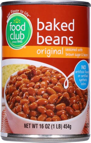 Food Club Original Baked Beans 16 oz