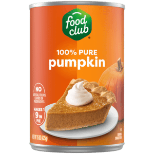 Food Club 100% Pure Pumpkin 15 oz