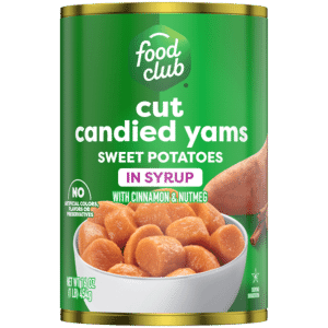 Food Club Sweet Potatoes Cut Candied Yams in Syrup 16 oz