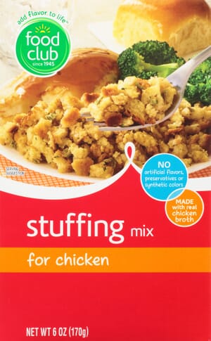 Food Club Stuffing Mix For Chicken 6 oz