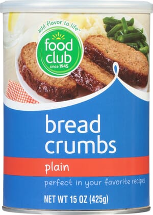 Food Club Plain Bread Crumbs 15 oz