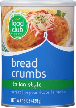 Food Club Italian Style Bread Crumbs 15 oz