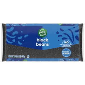 Food Club Black Beans 16 oz
