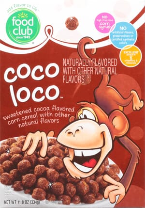 Food Club Coco Loco Cereal 11.8 oz