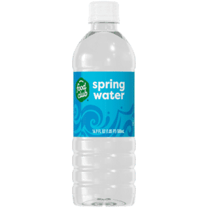 Food Club Spring Water 16.9 fl oz