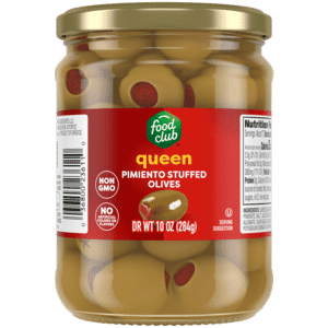 Food Club Pimiento Stuffed Queen Olives 10 oz