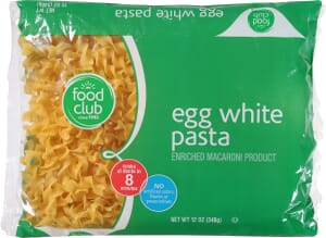 Food Club Egg White Pasta 12 oz