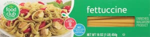 Food Club Fettuccine 16 oz