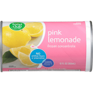 Food Club Pink Lemonade Frozen Concentrate 12 fl oz