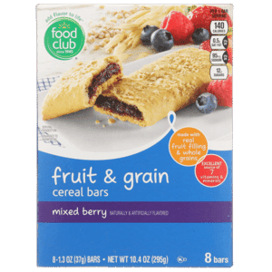 Mixed Berry Fruit & Grain Cereal Bars