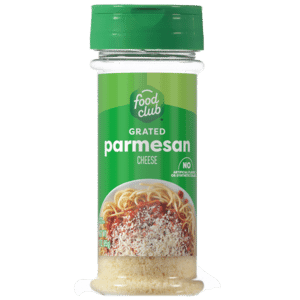 Food Club Grated Parmesan Cheese 3 oz