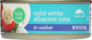 Food Club Solid White Albacore Tuna in Water 5 oz