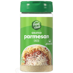 Food Club Grated Parmesan Cheese 8 oz