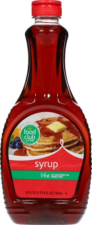 Food Club Lite Syrup 24 fl oz