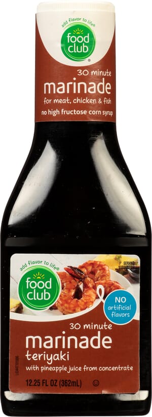 Food Club Teriyaki Marinade 12.25 fl oz