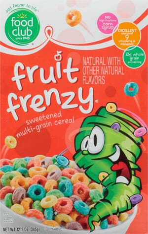 Food Club Fruity Frenzy Cereal 12.2 oz