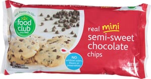 Food Club Mini Semi-Sweet Chocolate Chips 12 oz