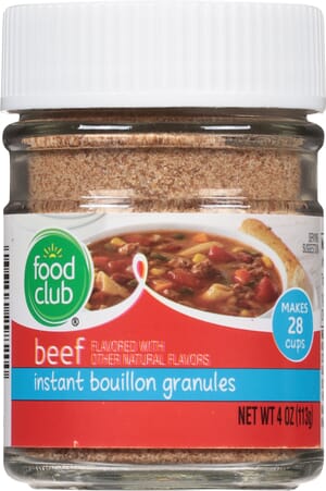 Food Club Beef Instant Bouillon Granules 4 oz