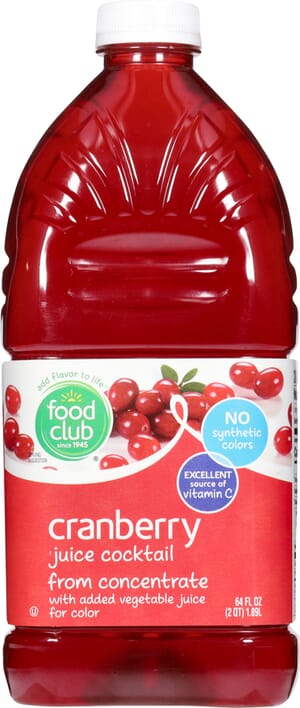 Food Club Cranberry Juice Cocktail 64 fl oz