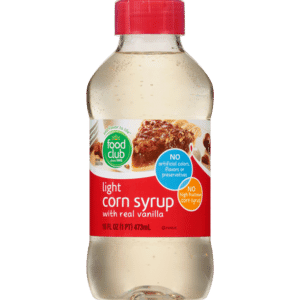 Food Club Light Corn Syrup with Real Vanilla 16 oz