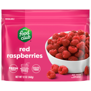 Food Club Red Raspberries 12 oz