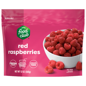 Food Club Red Raspberries 12 oz
