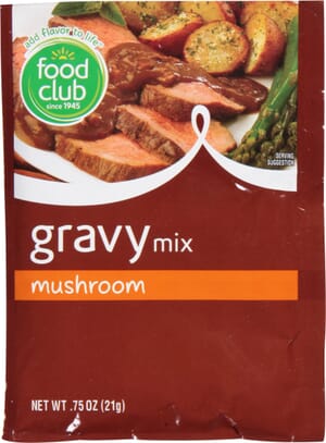 Food Club Mushroom Gravy Mix 0.75 oz