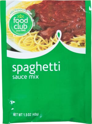 Food Club Spaghetti Sauce Mix 1.5 oz