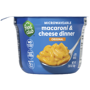 Food Club Microwaveable Original Macaroni & Cheese Dinner 2.05 oz