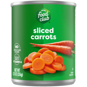 Food Club Sliced Carrots 8.25 oz