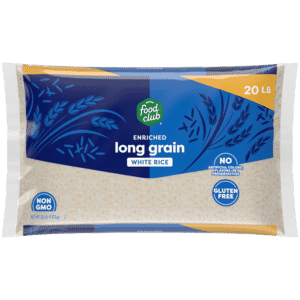 Food Club Enriched Long Grain White Rice 20 lb