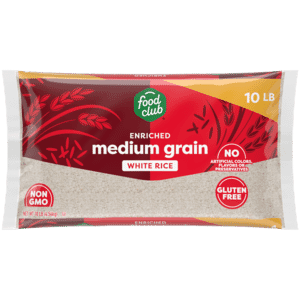 Food Club Medium Grain Enriched White Rice 10 lb