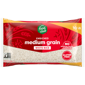 Food Club Enriched Medium Grain White Rice 10 lb