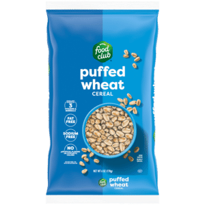 Food Club Puffed Wheat Cereal 6 oz