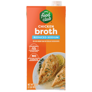 Food Club Reduced Sodium Chicken Broth 32 oz