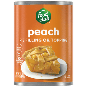 Food Club Peach Pie Filling or Topping 21 oz